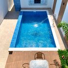 Kit 52 Pçs Borda Atérmica Para Piscina 50x25x1,5cm - Areia De