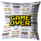 Kit 5 Almofada 40cm X 40cm Video Game Vintage Estampada Com Z