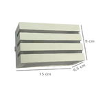 Kit 5 Arandela Frizzy Policarbonato Branca + Led G9