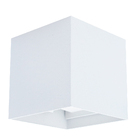 Kit 5 Arandela Hub Led 6w 3000k Duplo Facho Ajustáveis Bivolt