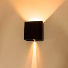 Kit 5 Arandelas Astral Multi Efeito 4w 3000k Preto