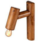 Kit 5 Arandelas Em Madeira Rústica