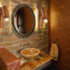 Kit 5 Arandelas Em Madeira Rústica