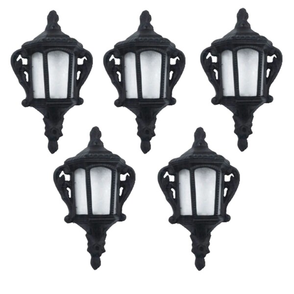 Kit 5 Arandelas Externa Interna De Parede Em Ferro Fundido