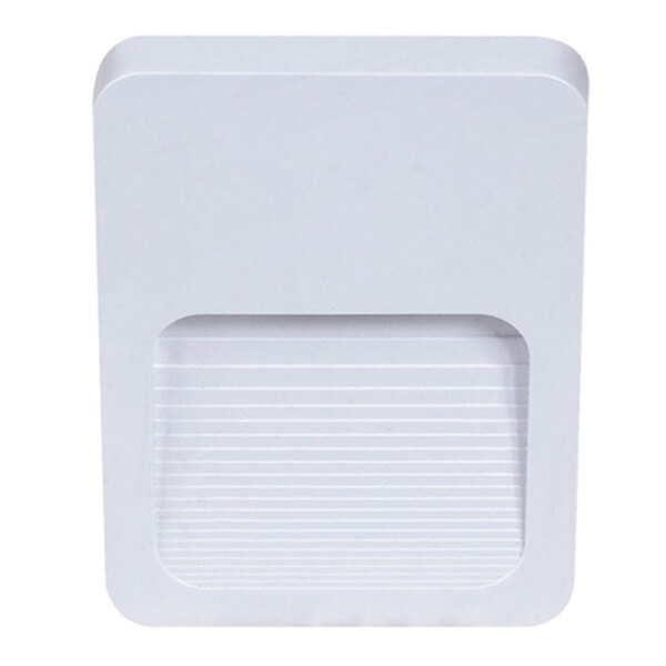 Kit 5 Balizador Fit 2w 3000k Bivolt Ip65 Branco Em Abs