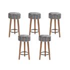 Kit 5 Bancos Paris Baixo 50cm - Salaone