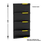 Kit 5 Bandejas Para Gondola Canto 196 Amapa 40/30 Preto Am -