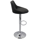 Kit 5 Banqueta Milano Carmel Estofada Giratória C/ Regulagem