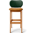 Kit 5 Banquetas Alta Bar Cozinha Jantar Betta L02 Imbuia Fact