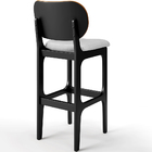 Kit 5 Banquetas Alta Bar Cozinha Jantar Betta L02 Preto Courí