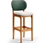 Kit 5 Banquetas Alta Bar Cozinha Sala Jantar Betta L02 Imbuia