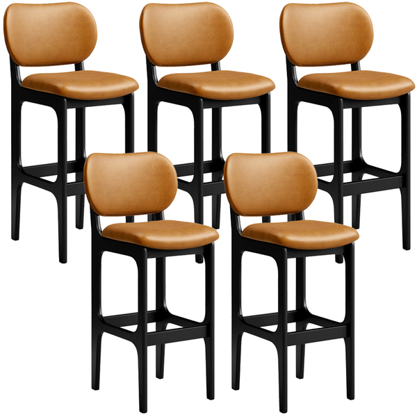 Kit 5 Banquetas Alta Bar Cozinha Sala Jantar Fixa Betta L02 P