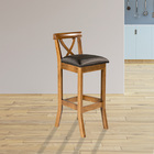 Kit 5 Banquetas Alta Para Área Gourmet  36x100 Cm Paris Madei