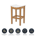 Kit 5 Banquetas Banco Alto Londres 43 X 70 Cm Assento Curvo M