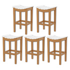 Kit 5 Banquetas Banco Alto Londres 43 X 70 Cm Assento Curvo M