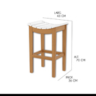 Kit 5 Banquetas Banco Alto Londres 43 X 70 Cm Assento Curvo M