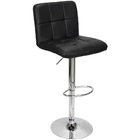 Kit 5 Banquetas Confort Gomos Estofada Couro Giratória C/ Reg