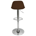 Kit 5 Banquetas Joly Luisa Eames Saarinen Base Giratória Crom