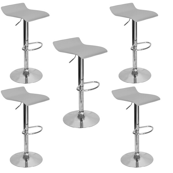 Kit 5 Banquetas Toquio Wave Enzo Belo Horizonte Giratória Com