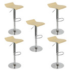 Kit 5 Banquetas Toquio Wave Enzo Belo Horizonte Recouro Girat