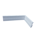 Kit 5 Barras Rodapé De Poliestireno 5cm de Altura Frisado Bra