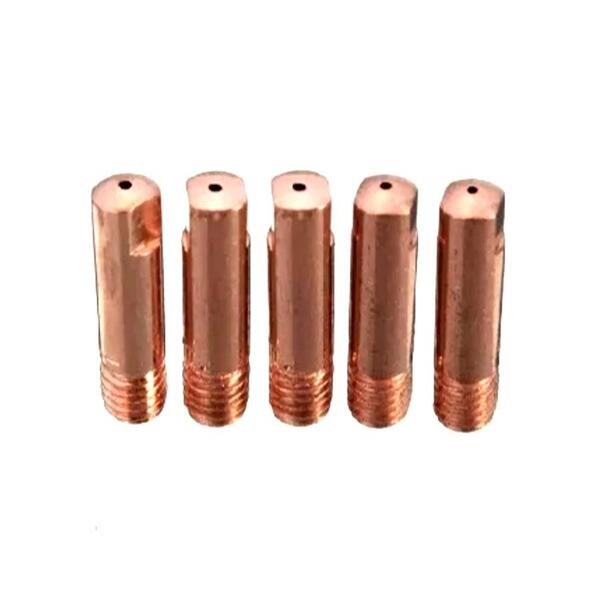 Kit - 5 Bico / Tubo De Contato Para Tocha Mig M6x25 0,6mm