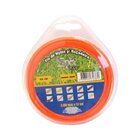 Kit 5 Blister Fio De Nylon 12 Metros 3,00 Mm Quadrado Para Ro