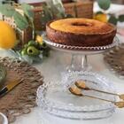 Kit 5 Boleiras De Cristal Wolff Pearl 20x9cm Prato Com Pedest