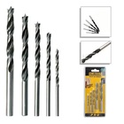 Kit 5 Brocas P/ Madeira Aço Carbono 4 5 6 8 10 Mm Furadeira H