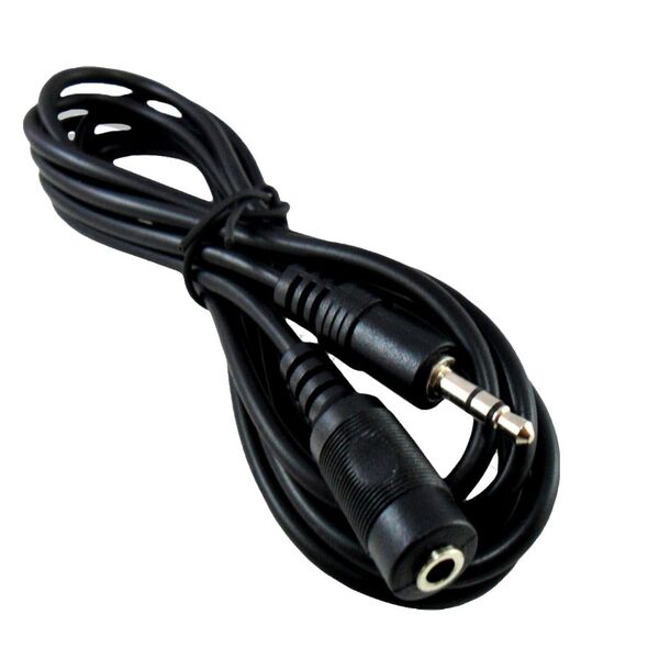 Kit 5 Cabos Áudio Extensor P2xj2 Fone Ouvido 1.8m