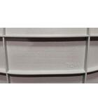 Kit 5 Cadeira Plástica Poltrona Branca Carga Máxima 182kg