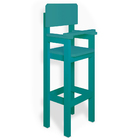 Kit 5 Cadeiras Alta Refeição Infantil Criança Restaurante Lan