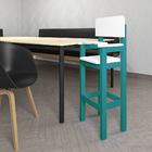 Kit 5 Cadeiras Alta Refeição Infantil Criança Restaurante Lan