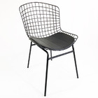 Kit 5 Cadeiras Bertóia Preta Tubular - Poltronas Do Sul