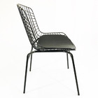 Kit 5 Cadeiras Bertóia Preta Tubular - Poltronas Do Sul