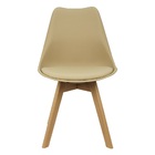 Kit 5 Cadeiras Charles Eames Leda Luisa Saarinen Design Wood