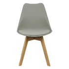 Kit 5 Cadeiras Charles Eames Leda Luisa Saarinen Design Wood