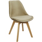 Kit 5 Cadeiras Charles Eames Leda Veludo Luisa Saarinen Estof