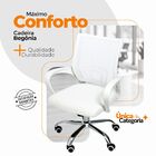 Kit 5 Cadeiras De Escritório Oficial Begônia Mesh Ergonômico