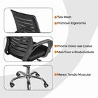 Kit 5 Cadeiras De Escritório Secretaria Diretor Roma Ergonômi