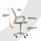 Kit 5 Cadeiras De Escritório Secretaria Diretor Roma Ergonômi