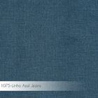 Kit 5 Cadeiras De Jantar Decorativa Base Aço Preto Javé Linho