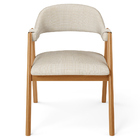 Kit 5 Cadeiras De Jantar E Estar Living Estofada Nadja L02 Li