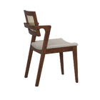 Kit 5 Cadeiras De Jantar Encosto De Tela Demetra Poliéster Of