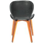 Kit 5 Cadeiras De Jantar Moderna Com Tressê Base Madeira Lucy