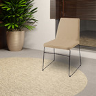 Kit 5 Cadeiras Decorativa Sala De Jantar Anne Linho Bege G17