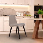 Kit 5 Cadeiras Decorativa Sala De Jantar Pés De Madeira Meyer