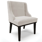 Kit 5 Cadeiras Decorativas Sala De Jantar Base Fixa De Madeir