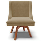 Kit 5 Cadeiras Decorativas Sala De Jantar Base Giratória De M