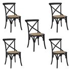 Kit 5 Cadeiras Decorativas Sala De Jantar Cozinha Danna Ratta